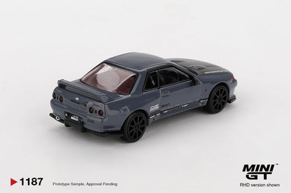 MINIGT 1:64 Nissan Skyline GT-R Top Secret VR32 in Stealth Grey