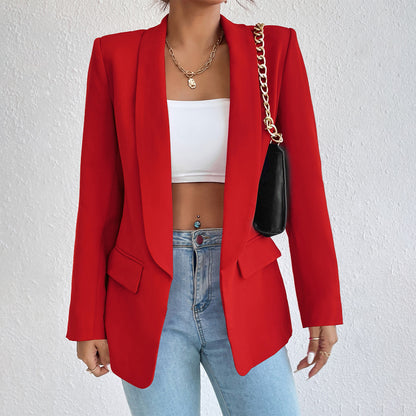 Winter Rose Fashion Suit Lapel