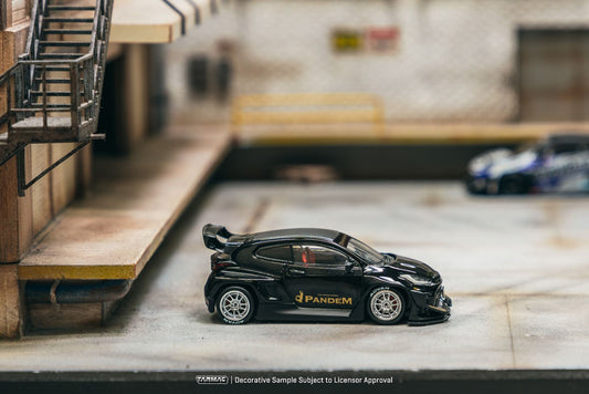 Tarmac Works 1/64 Toyota GR Yaris Pandem in Black